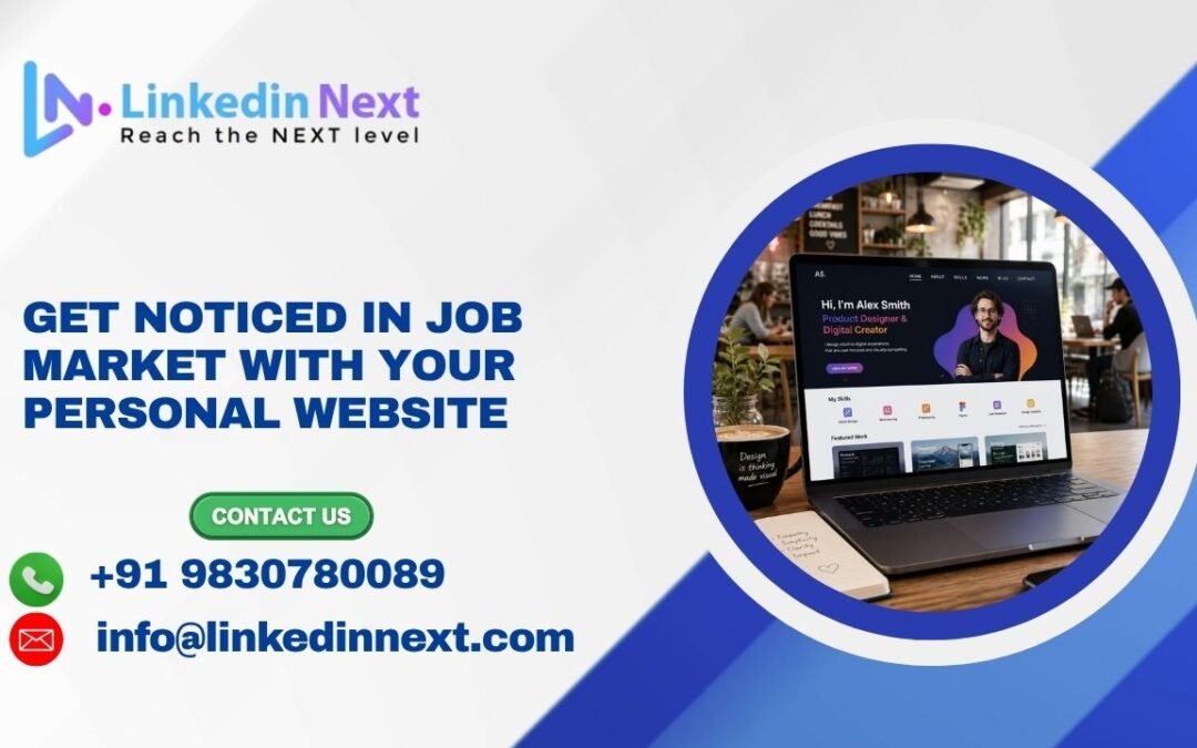 Get noticed in job market with your personal website