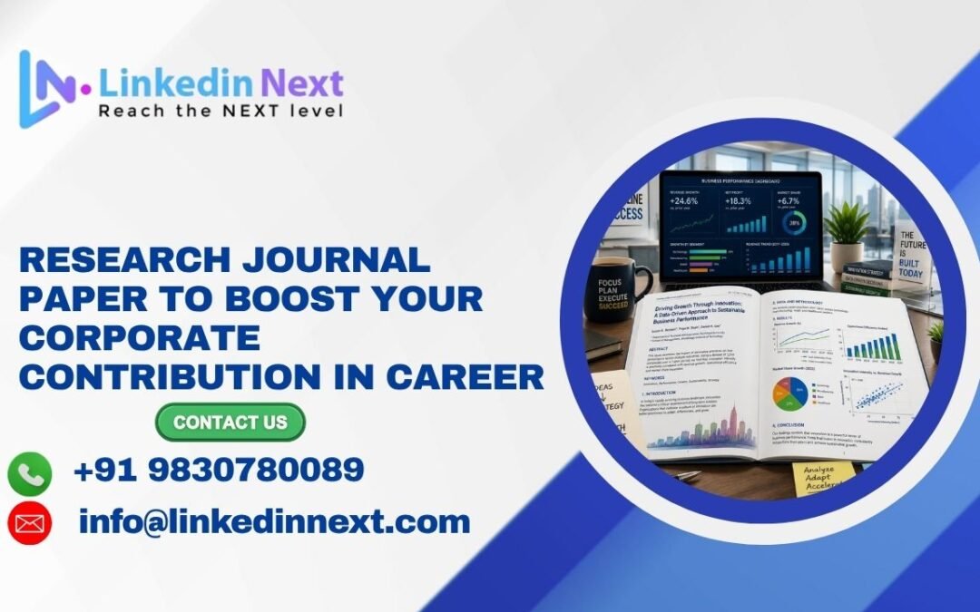 Research Journal paper to boost your corporate contribution in career